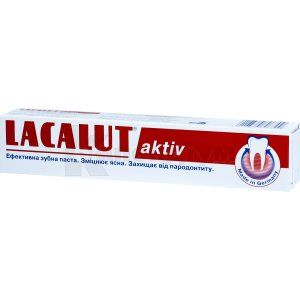 Зубна паста Лакалут актив (Toothpaste Lacalut aktiv)