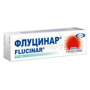 Флуцинар® мазь, 0,25 мг/г, туба, 15 г, № 1; Єльфа