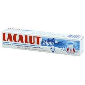ЛАКАЛУТ АЛЬПИН (LACALUT ALPIN) ЗУБНА ПАСТА зубна паста, 50 мл; Натурварен 