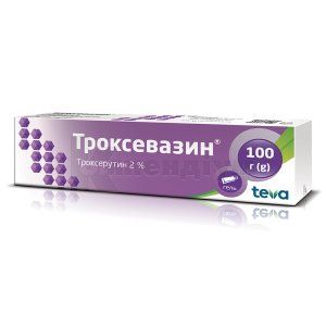 Троксевазин® гель, 2 %, туба, 100 г, № 1; Тева Україна