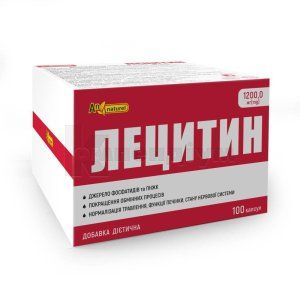 ЛЕЦИТИН AN NATUREL капсули, 1200 мг, № 100; undefined