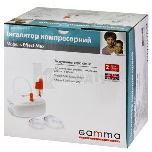 Інгалятор компресорний GAMMA effect max, № 1; Shenzhen Homed Medical Device