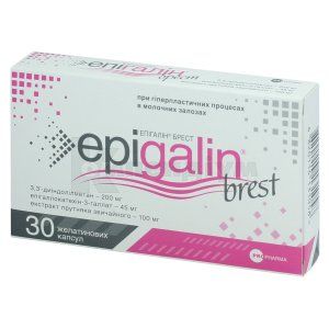 Епігалін® Брест капсули, 385 мг, блістер, № 30; Универсальное агентство "Про-фарма"