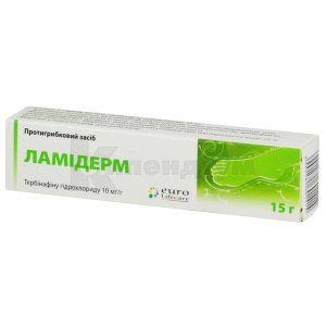 Ламідерм крем, 10 мг/г, туба, 15 г, № 1; Euro Lifecare
