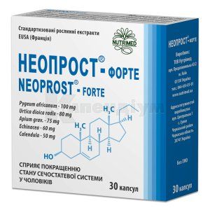 Неопрост®-форте капсули, 400 мг, № 30; Нутрімед