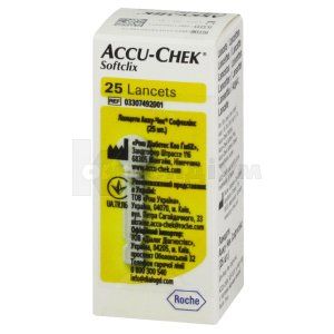 Ланцети Акку-Чек® Софтклікс № 25; Roche Diabetes Care GmbH