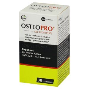 Остеопро® таблетки, банка, № 30; Универсальное агентство "Про-фарма"
