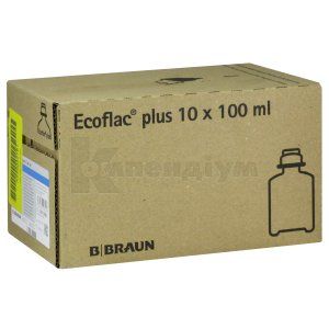Парацетамол Б. Браун 10 мг/мл розчин для інфузій, 10 мг/мл, флакон, 100 мл, у коробці, у коробці, № 10; Б. Браун