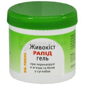 Живокіст рапід гель (Zhivokost rapid gel)
