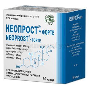 Неопрост®-форте капсули, 400 мг, № 60; Нутрімед