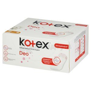 Прокладки гігієнічні Котекс део (Hygienic pads Kotex deo)