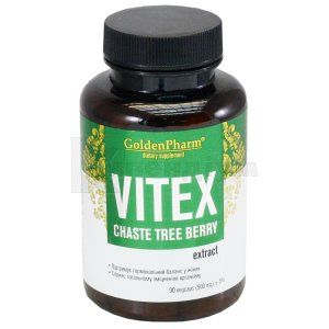 Vitex капсули, 500 мг, № 90; Голден-Фарм