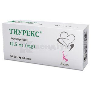 Тиурекс® таблетки, 12,5 мг, блістер, № 90; Гледфарм