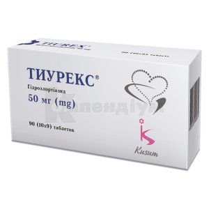 Тиурекс® таблетки, 50 мг, блістер, № 90; Гледфарм