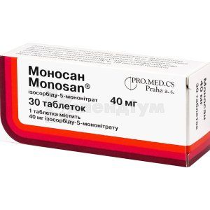 Моносан таблетки, 40 мг, № 30; PRO.MED.CS Praha a.s.