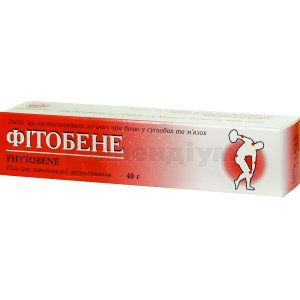 Фітобене® гель для зовнішнього застосування, туба, 40 г, № 1; Фітофарм