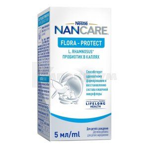 Nancare Flora Protect краплі для дітей, 5 мл, № 1; Нестле Україна