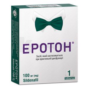 Еротон® таблетки, 100 мг, блістер, № 1; Фітофарм