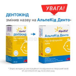 Дентокінд таблетки, флакон, № 150; Alpen Pharma AG 