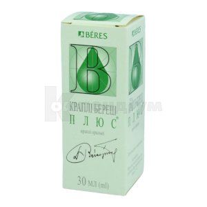 Краплі Береш Плюс® краплі оральні, флакон, 30 мл, № 1; Beres Pharmaceuticals Ltd