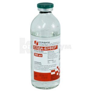 Сода-Буфер® розчин для інфузій, 42 мг/мл, пляшка, 200 мл, № 1; Юрія-Фарм
