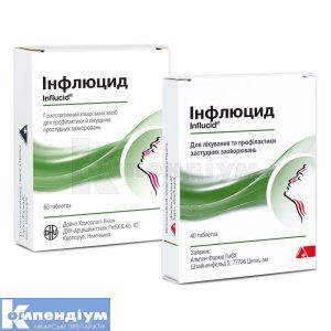 Інфлюцид таблетки (Influcid tablets)