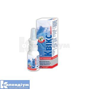 Квікс<sup>&reg;</sup> евкаліпт спрей назальний (Quixx eucalyptus nasal spray)