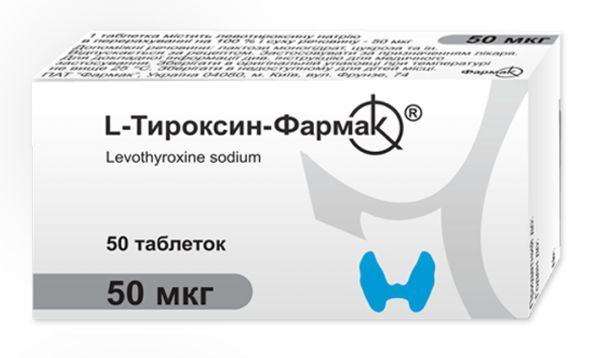 L-Тироксин-Фармак<sup>&reg;</sup><I>таблетки 50 мкг</I> (L-Thyroxin-Farmak<sup>&reg;</sup><I>tablets 50 mcg</I>)