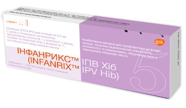 Інфанрикс™ Іпв Хіб (Infanrix™-Ipv+Hib)