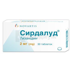 Сирдалуд® таблетки, 2 мг, блистер, № 30; Sandoz