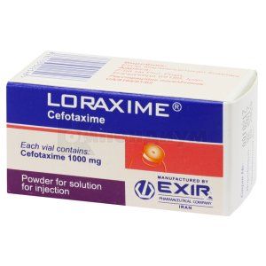 Лораксим порошок для приготовления инъекционного раствора, 1000 мг, флакон, № 1; Exir Pharmaceutical