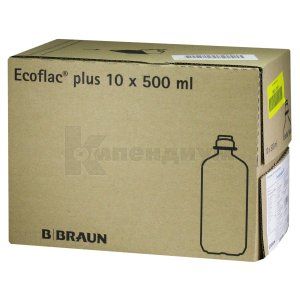 Стерофундин ISO раствор для инфузий, контейнер, 500 мл, № 10; B. Braun