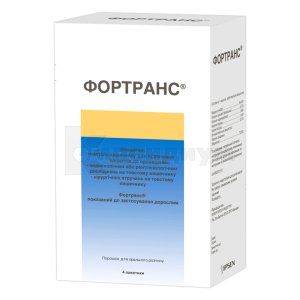 Фортранс® порошок для орального раствора, пакетик, 73.69 г, № 4; Лаборатории Майоли Спиндлер