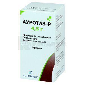 Ауротаз-Р порошок для раствора для инъекций, 4,5 г, флакон, № 1; Aurobindo Pharma