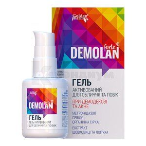 Демолан форте гель для лица и век (Demolan forte gel for the face and eyelids)