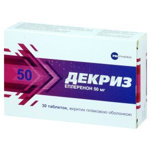 Декриз таблетки, покрытые пленочной оболочкой, 50 мг, блистер, № 30; Propharma International