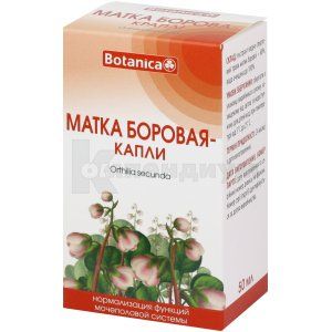 МАТКА БОРОВАЯ — КАПЛИ 50 мл, № 1; Ботаника