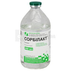 Сорбилакт® раствор для инфузий, бутылка, 400 мл, № 1; Юрия-Фарм