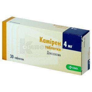 Камирен таблетки, 4 мг, блистер, № 30; KRKA d.d. Novo Mesto