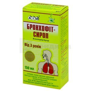 БРОНХОФИТ-СИРОП сироп, флакон, 150 мл, № 1; Лекраст