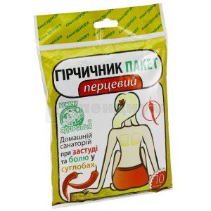 Горчичник-пакет перцовый (Pepper sinapism-pack)