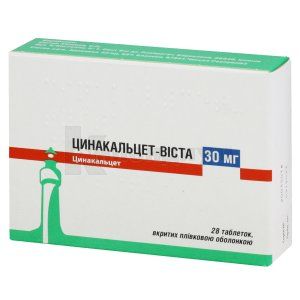 Цинакальцет-Виста таблетки, покрытые пленочной оболочкой, 30 мг, блистер, № 28; Mistral Capital Management