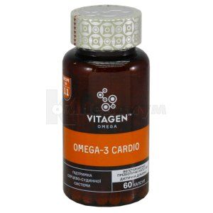 VITAGEN OMEGA-3 CARDIO капсулы, № 60; Vita Sun