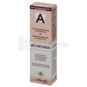 Ахромин крем отбеливающий (Achromin whitening cream)