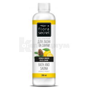 Средство ароматическое для бани и сауны пихта и лимон (Aromatic remedy for sauna and bathhouse fir and lemon)
