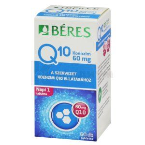 БЕРЕШ КОЭНЗИМ Q10 таблетки, 60 мг, № 60; Beres Pharmaceuticals Ltd