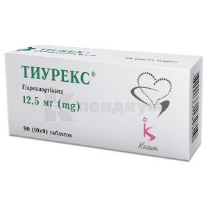 Тиурекс® таблетки, 12,5 мг, блистер, № 90; Гледфарм Лтд