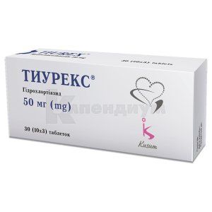 Тиурекс® таблетки, 50 мг, блистер, № 30; Гледфарм Лтд
