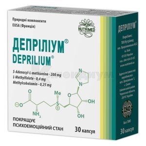 Деприлиум капсулы, 340 мг, № 30; Нутримед, ООО