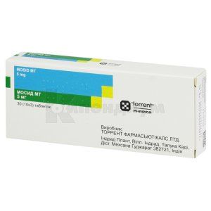 Мосид МТ таблетки, 5 мг, № 30; Torrent